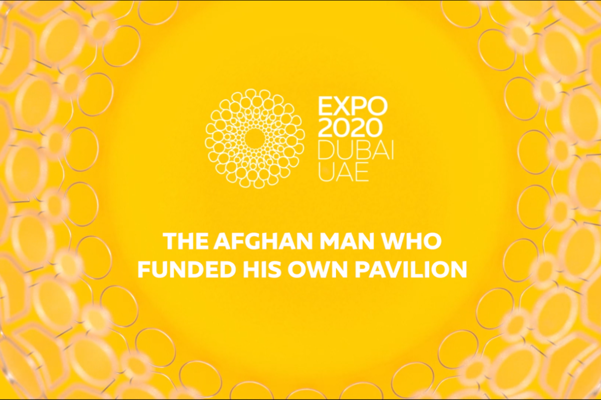 Documentary. Expo 2020 Afgan man who found his own pavillion