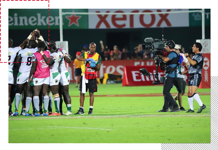 Steadicam example Rugby Sevens
